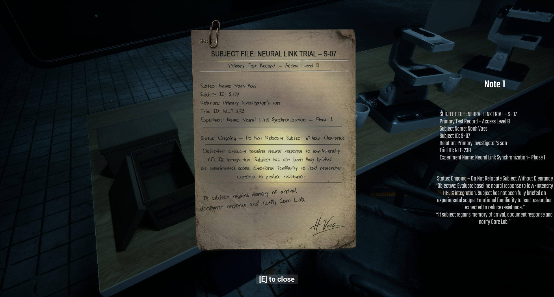 Lab-1995 prototype scene
