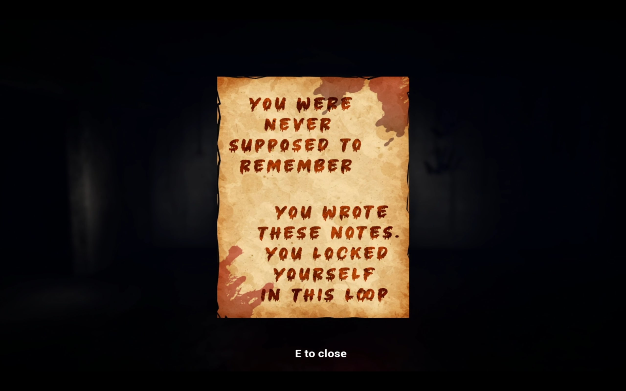 The Fleshbound Curse final progression space